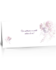 Plic de bani pentru nunta Purple flowers 3