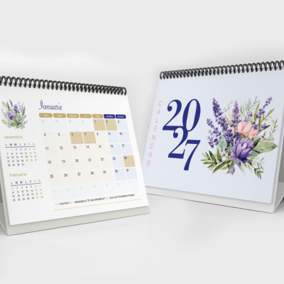 Calendar 2027 cu flori