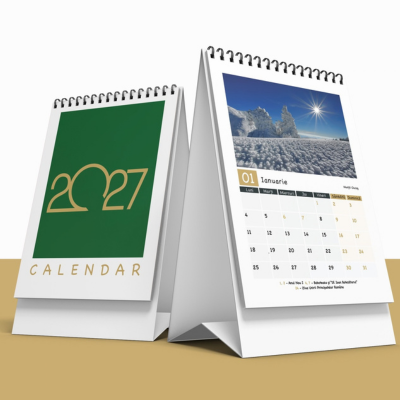 Calendar de birou cu peisaje din România 2027